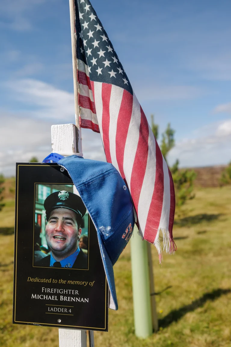 Photo of Michael Brennan's tree in Ringfinnan Garden of Remembrance