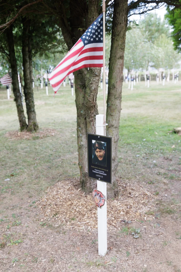 Photo of Thomas Kennedy's tree in Ringfinnan Garden of Remembrance