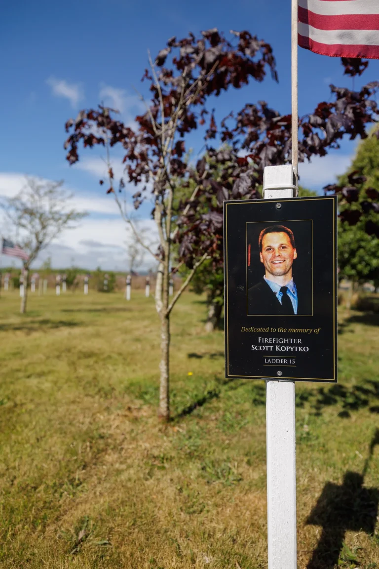 Photo of Scott Kopytko's tree in Ringfinnan Garden of Remembrance