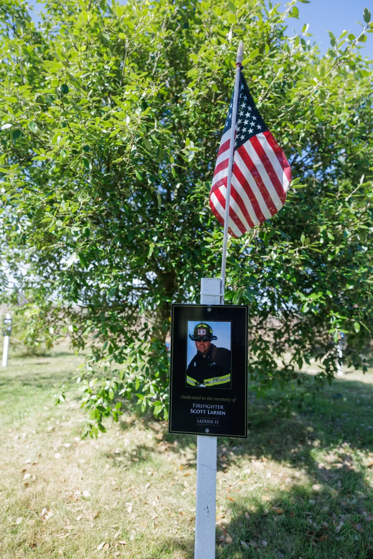 Photo of Scott Larsen's tree in Ringfinnan Garden of Remembrance
