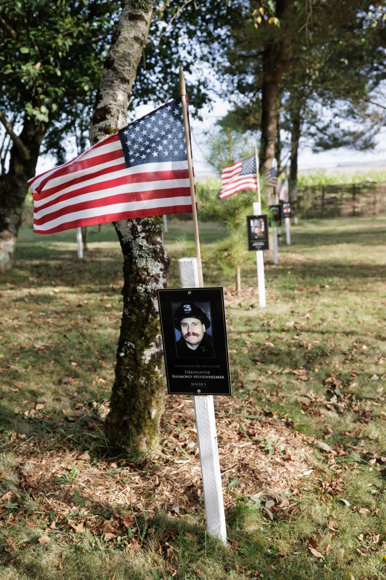 Photo of Raymond Meisenheimer's tree in Ringfinnan Garden of Remembrance