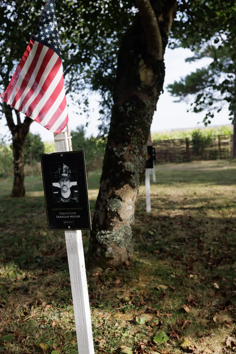 Photo of Douglas Miller's tree in Ringfinnan Garden of Remembrance