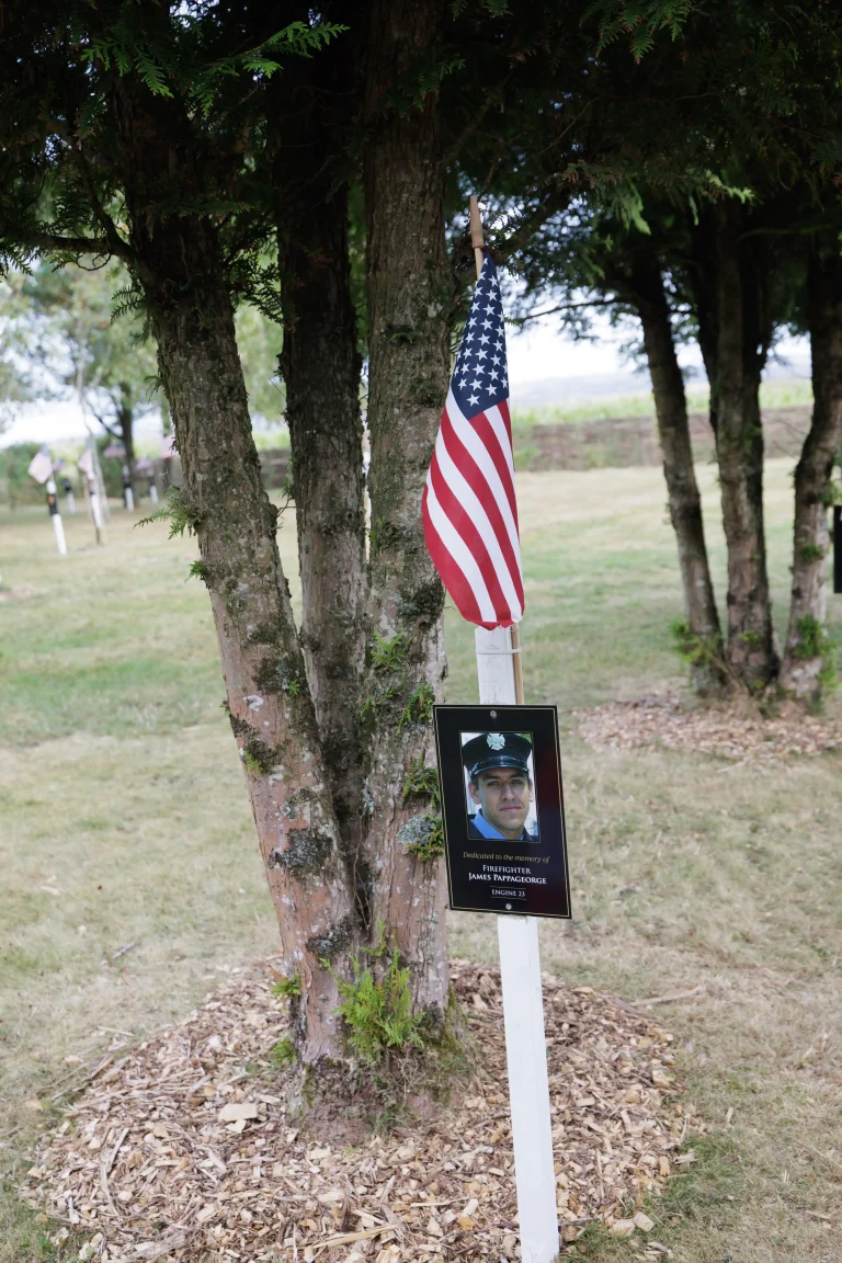 Photo of James Pappageorge's tree in Ringfinnan Garden of Remembrance