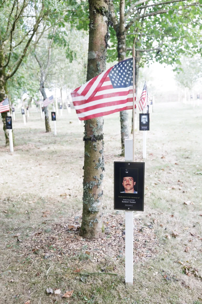 Photo of Robert Parro's tree in Ringfinnan Garden of Remembrance