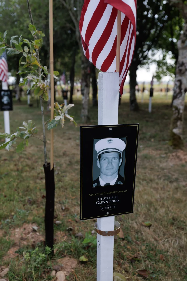 Photo of Glenn Perry's tree in Ringfinnan Garden of Remembrance