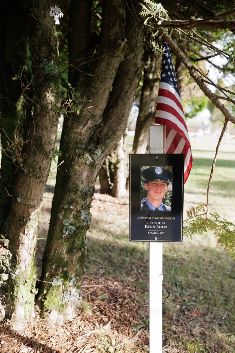 Photo of Kevin Reilly's tree in Ringfinnan Garden of Remembrance