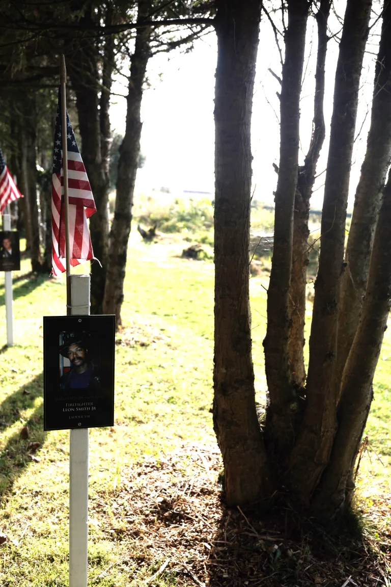 Photo of Leon Smith Jr's tree in Ringfinnan Garden of Remembrance