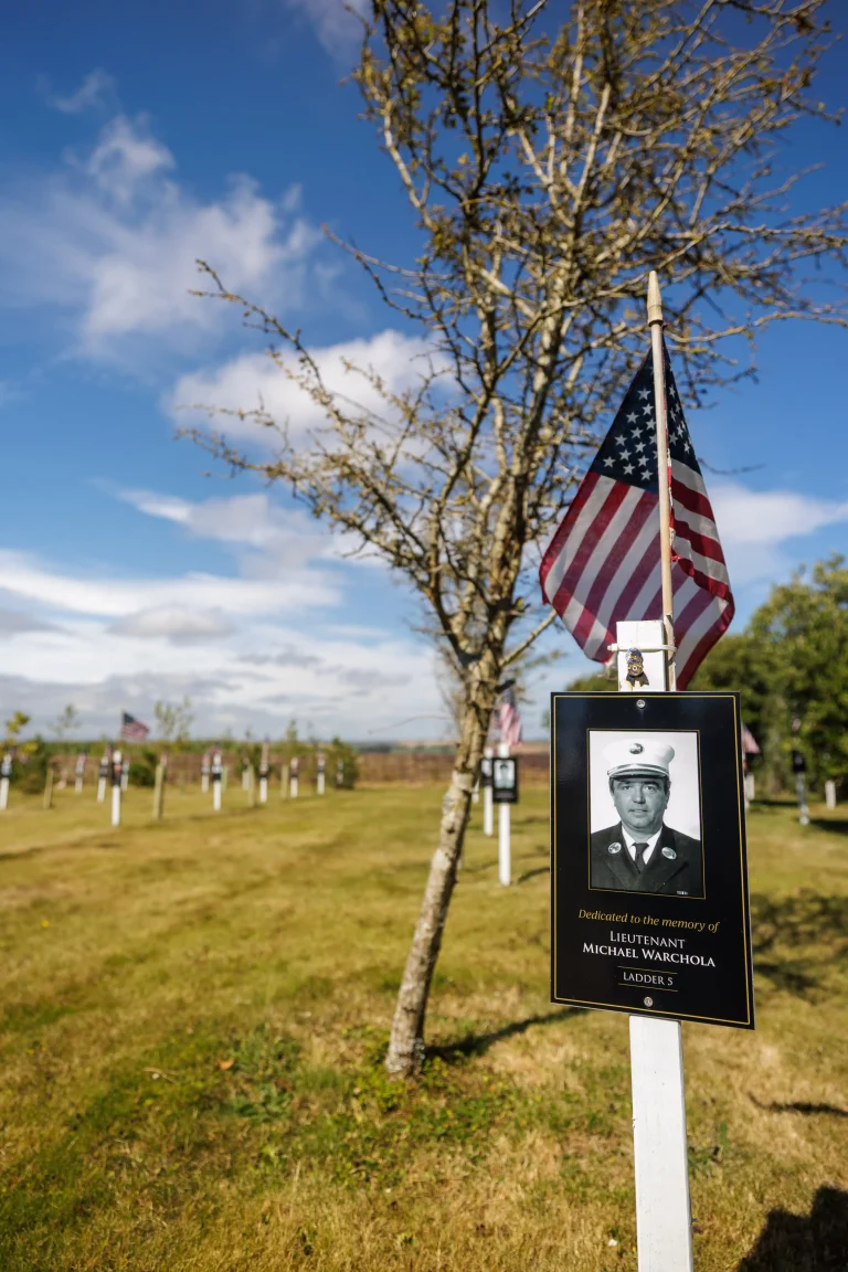 Photo of Michael Warchola's tree in Ringfinnan Garden of Remembrance